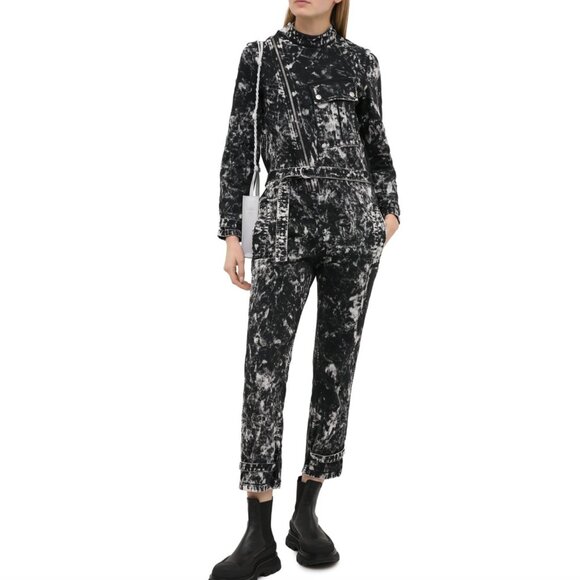 NWT! STELLA MCCARTNEY Holly Galaxy Wash Denim Jumpsuit Size 36 - Picture 1 of 8